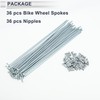 RATCHROLL 1 Set Universal Bicycle Spokes 12G 209mm Length Bike