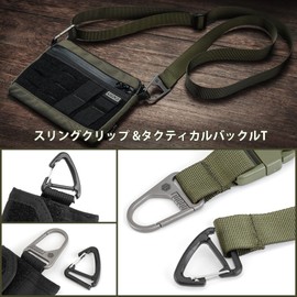 KeyUnity KB01 Velcro Keychain Carabiner Keychain Titanium Keychain with Patch Tag & Loop Panel for Outdoor Camping 2 Colors, KB00