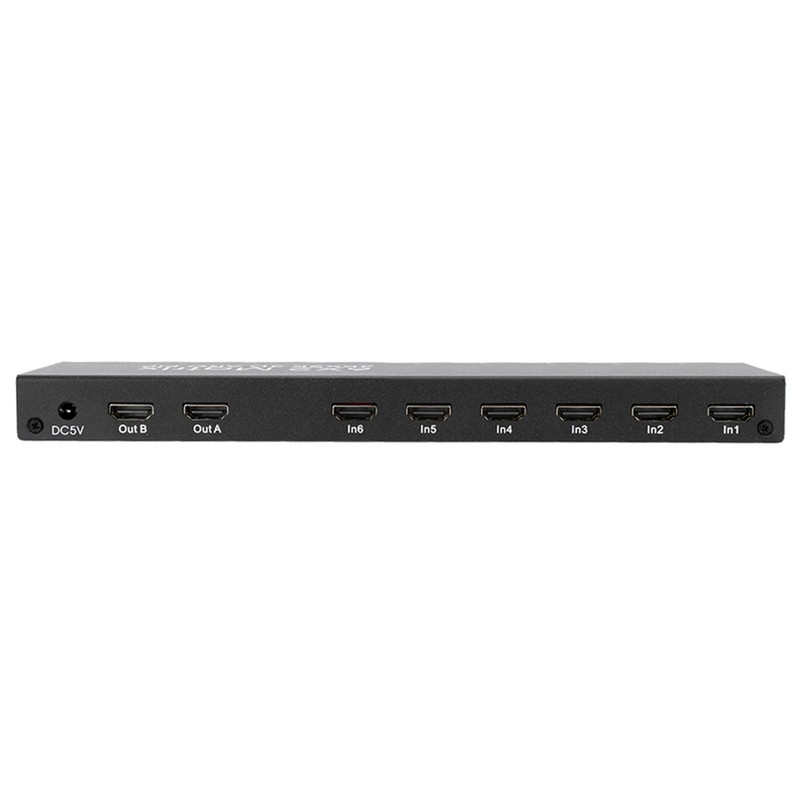 6x2 HDMI Matrix Adapter Flexible Control Support for PIP ARC