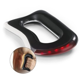 FitEngine EMS Massage Handle with Heat Function | 3 Intensity Levels for Massage on Neck, Arms, Back etc. | Targeted Trigger Point Massage