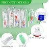HAIFOTRVA 10 Set Disposable Toothbrushes with Toothpaste,5-in-1 Personal Care Travel