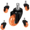 Office Caster Wheels,2” Heavy Duty Ball Caster Wheels Replacement for
