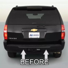Automotive Authority LLC 2007-2014 CHEVY TAHOE SUBURBAN CHROME REAR BUMPER TRIM MOLDING By Auto Authority