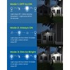 JACKYLED Motion Sensor Flood Lights, 113 LED Cool White Solar