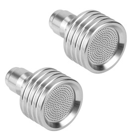 2pcs 0.4mm/0.5mm Hole Pressure Washer Nozzles, Small Sprinkler Nozzle for 1/4 Inches Quick-Insert High Pressure Water Gun Power Washer Accessories for Watering Flowers Washing Car (Silver)