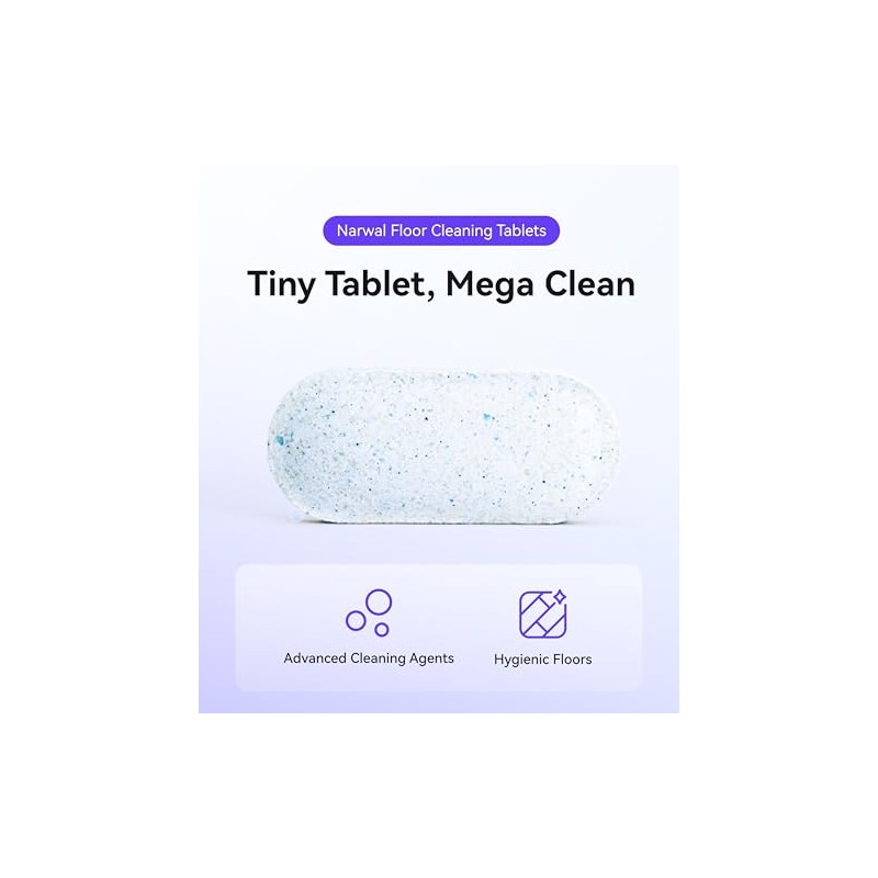 NARWAL Robot Vacuum and Mop Floor Cleaning Tablets (Model: Only