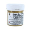 Sugarflair Light Gold E171 Free Edible Glitter Dust Powder Pump