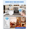 Remote Control Outlet with Timer, WILAWELS Indoor Outlet Timer with