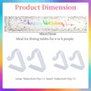 Birthday Table Runner, Colourful Dot Birthday Tablecloth with 4 Tablecloth