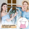 Treela 50 Pack Open Ended Pants Hangers, Metal Non Slip