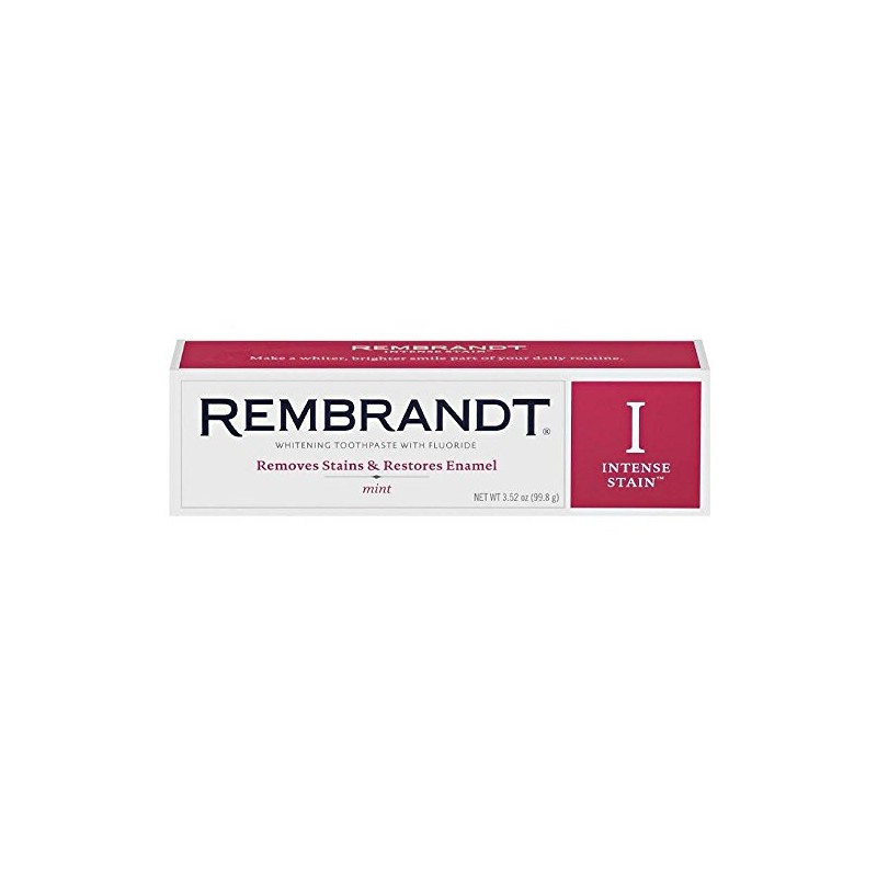 Rembrandt Intense Stain Removal Toothpaste 3.0 Ounce Pack of 2