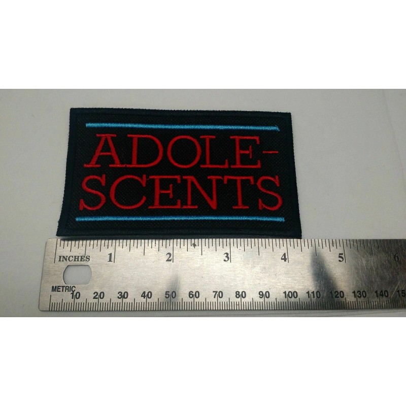 Unbranded ADOLESCENTS Patch Iron/Sew on Embroidered Punk Rock Germs TSOL