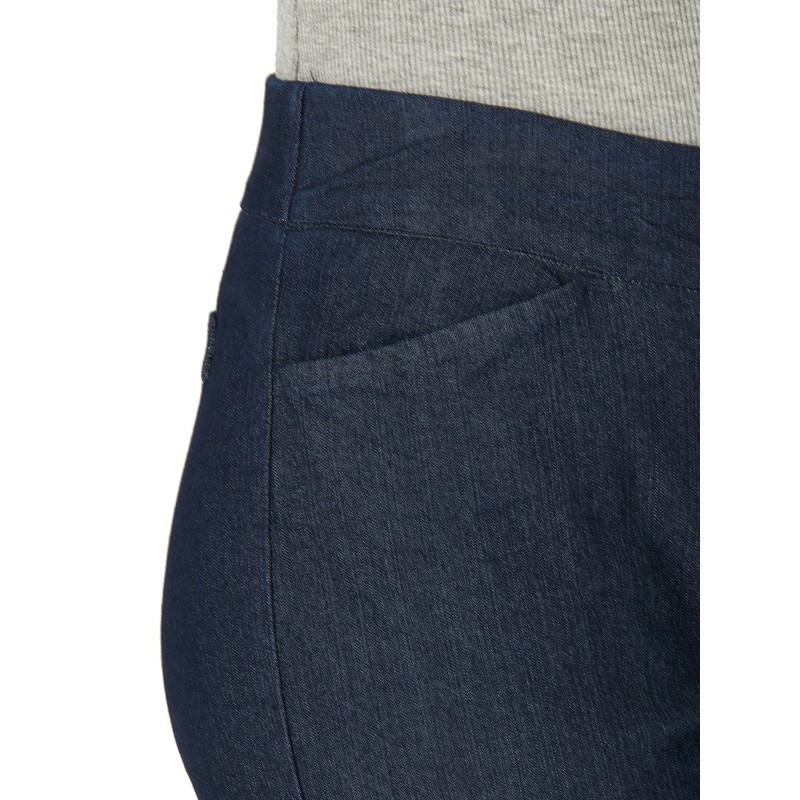 Chic Classic Collection Women's Easy-Fit Elastic-Waist Pant, Dark Shade, 14