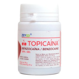 Topicaina Benzocaina 20% Cereza 30g Zeyco Anestesia Topica