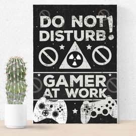 RED OCEAN Gaming Boys Bedroom Door Do Not Disturb Sign Plaque Birthday For Gamer Son Brother Dad Man Cave Gift