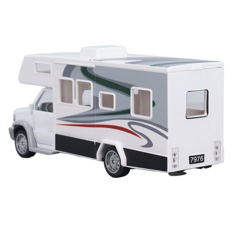 1/32 Kids RV Toy Sound Light Opening Doors Simulation Educational
