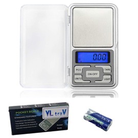 YL TRD Báscula de precisión para cocina Bascula Digital Balanza de bolsillo portátil MH-500 0.1gr X 500gr
