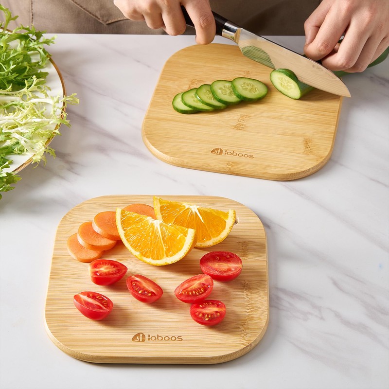 Home Mini Cutting Board Small Fruit Cutting Board Solid Bamboo