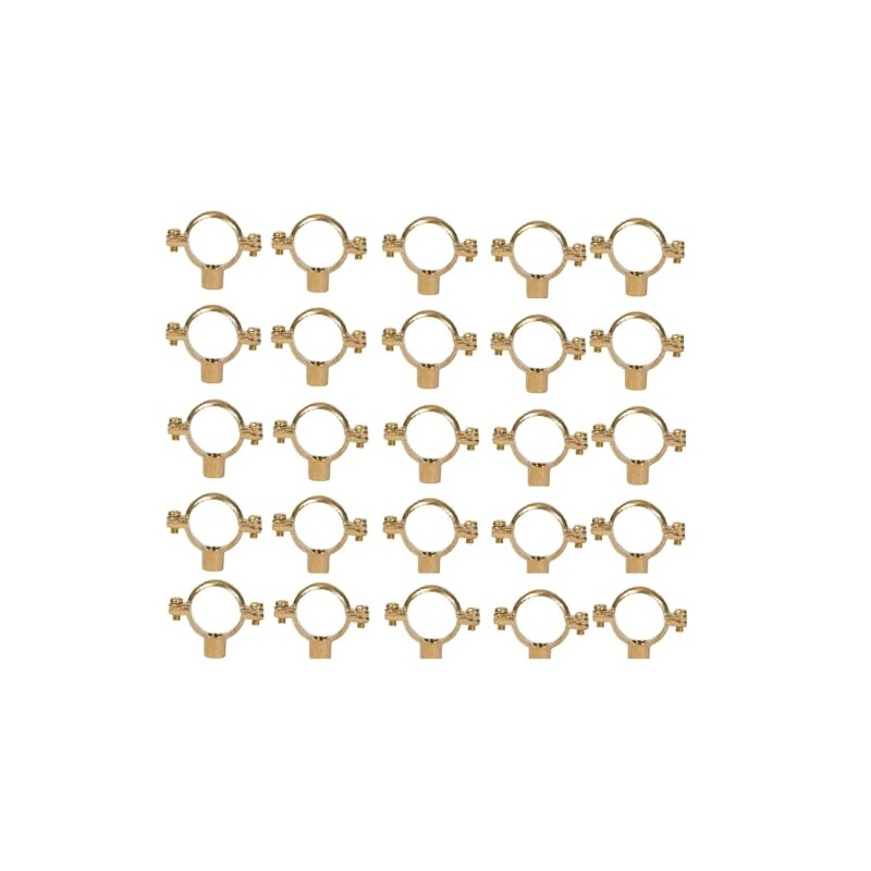 TC 22mm Solid Brass Construction Munsen Ring M10 Pipe Clip