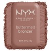 NYX PROFESSIONAL MAKEUP Matte Buttermelt Bronzer, Longwear Face Makeup with