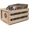 Crosley AC1004A-NA Record Storage Crate Holds Up to 75 Albums,