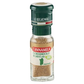 Cannamela - Le Regionali BIO, Coriandolo Macinato di Sardegna, Confezione da 20g. Ideale per zuppe, legumi, selvaggina, pesce, cous cous e cucina mediorientale