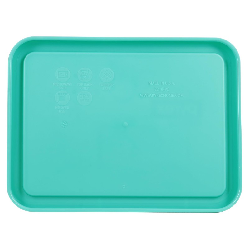 Pyrex 7210-PC 3-Cup Light Green Food Storage Replacement Lid (5-Pack)