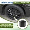 Mtsooning 20PCS Wheel Lug Nut Cover, 17mm/0.67" Flexible Lug Bolt