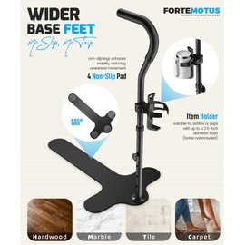 FORTEMOTUS Couch Stand Assist Chair Cane with Soft & Wide Handle, Height Adjustable Couch Cane Sofa Stand Assistance for Elderly, Seniors, Pregnancy Women and Disabled, Holds up to 400 lbs