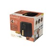 Beautiful 3 Qt Air Fryer with TurboCrisp Technology, Black Sesame