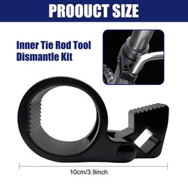 Lyxheth Inner Tie Rod Tool Removal Kit, Tie Rod End Removal Tool, Universal Inner Tie Rod Hex Wrench Repair Removal Tools 27-42mm, Multifunctional Inner Tie Rod Tool Car Accessories for Cars Trucks