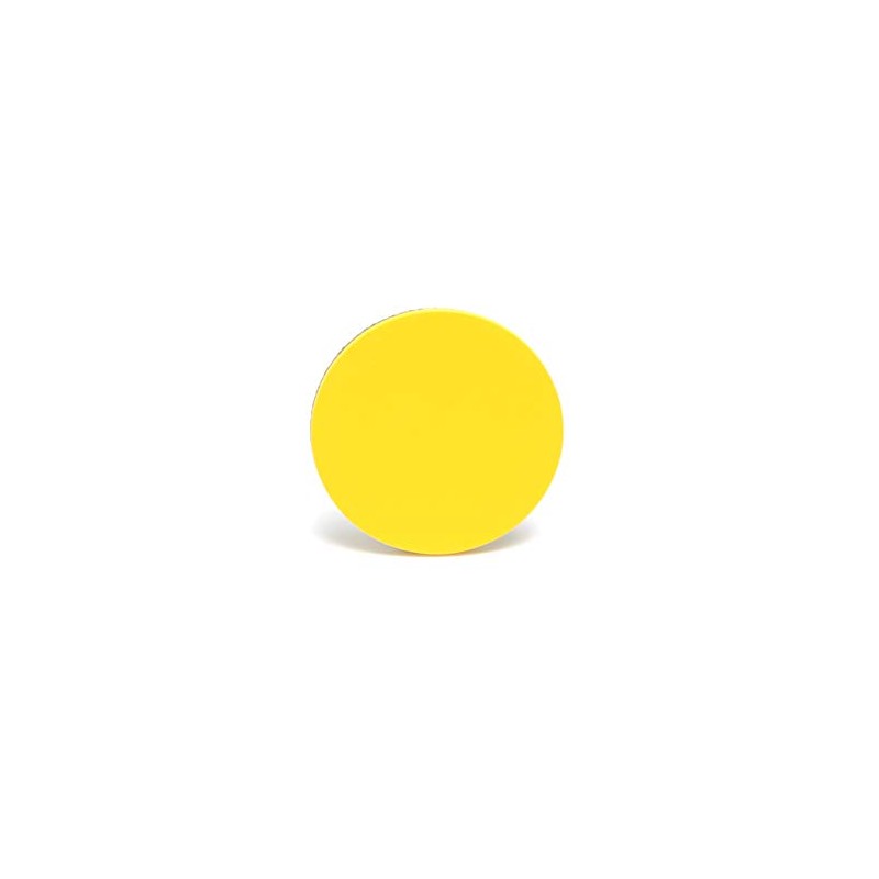 NFC PVC Coin On Metal NTAG 213 180 Byte Yellow