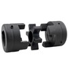 Saelno 7/16" to 1" L075 Flexible 3-Piece L-Jaw Coupling Coupler