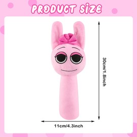 Ainvliya Sprun Plush Sprunk Plushies Cuddly Toy, 9.8 Inch Funny Plush Toy, Plush Toy, Horror Music Game, Cuddly Toy, Soft Plush Toy, Gifts for Girls, Boys, Fans Children