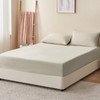 RUIKASI King Fitted Sheet Deep - Linen Bottom Sheet for