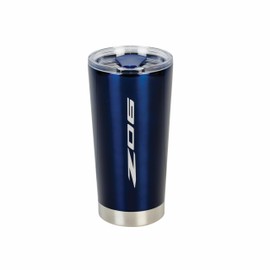 HEM HIGH-END MOTORSPORTS C8 Corvette Z06 Stainless Steel Travel Tumbler, 20 oz, Blue and Red, 2-Pack