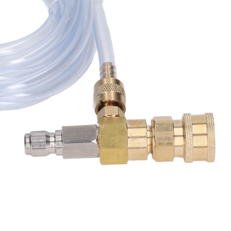 Adjustable Downstream Chemical Injector for Pressure Washer, Brass Stainless Steel