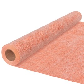 AMOGATO 24mil Waterproofing Membrane, 3' x 33' (99 Sq Ft) - Professional Orange Fabric for Shower Walls, Bathroom Floors & Kitchens - Heavy Duty Polyethylene Sealing Layer for Tile & Stone