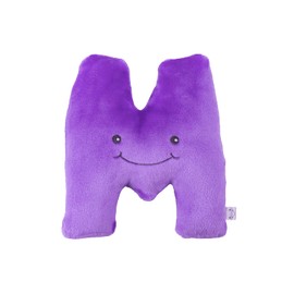 Alphapals Educational Plush Letter M - Lilac Purple Large 11" Stuffed Alphabet - Machine Washable Toys - Perfect Learning Language Awareness and ABCs Recognition Gifts for Kids, 3, 4, & 5 Year Olds
