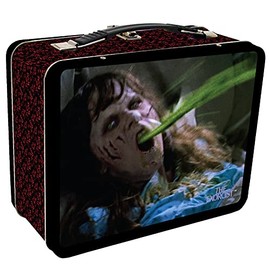 Factory Entertainment 408687 The Exorcist Tin Tote Collectible, Metal, Red, Black