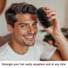 Beard Brush, Black Walnut Boar Bristles Brush for Beard Hair