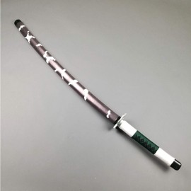 Fantasy Slayer Samurai Sword Metal Katana. Dull Edge Blade. for Collections, Gifts, Cosplay (Black-93)