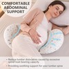 WQU Pregnancy Pillow, Maternity Pillow for Sleeping, Pregnancy Pillow, Support