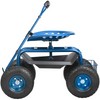 Garden Cart Rolling Workseat with Wheels, Gardening Stool for Planting,