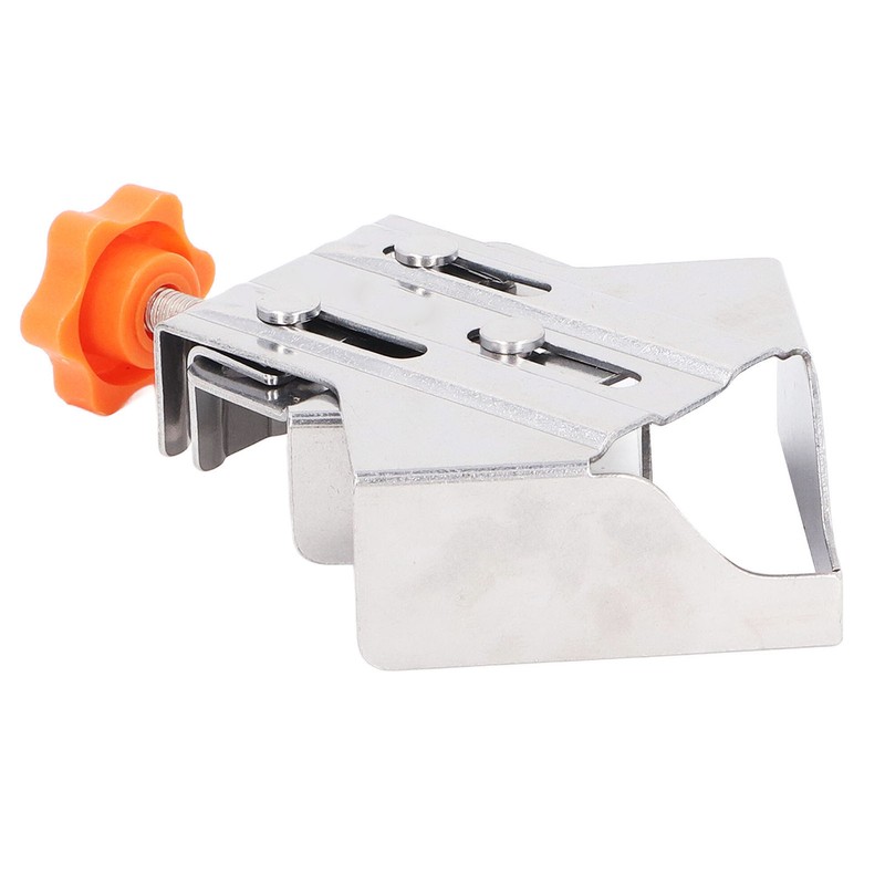 2Pcs Right Angle Clip Stainless Steel Mouth Closed 90 Degree