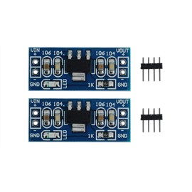 DEVMO 2PCS 5V Out, 6V to 12V in AMS1117-5.0 5.0V Step-Down Linear Voltage Regulator Module Compatible with Ar-duino