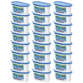Ksend Moisture Absorbers, 24 Pack, Compact Dehumidifier for Closet, Efficient Humidity Absorber Boxes, Moisture Absorber for Closet, Fragrance Free, Blue, 6.4oz, 300ml