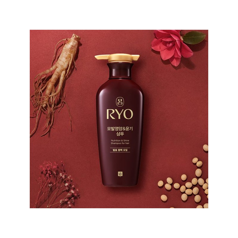 Ryo Classic Hair Nutrition Shine Shampoo_Fermented Camellia Oil 400ml /