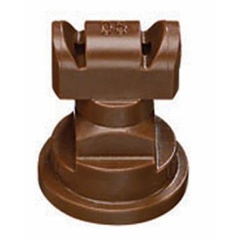 TeeJet TTJ60-11005VP Turbo TwinJet Spray Tip, 0.35-0.75 GPM, 20-90 psi, polymer - Brown
