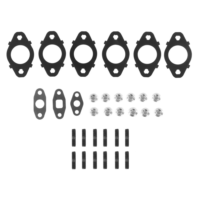 Exhaust Manifold Bolts Gaskets Kit 5266422 Metal Alloy Replacement for
